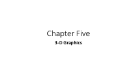 Chapter Six- 3D Graphics.pdf